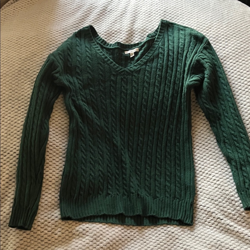 BP Forest Green V-Neck Sweater